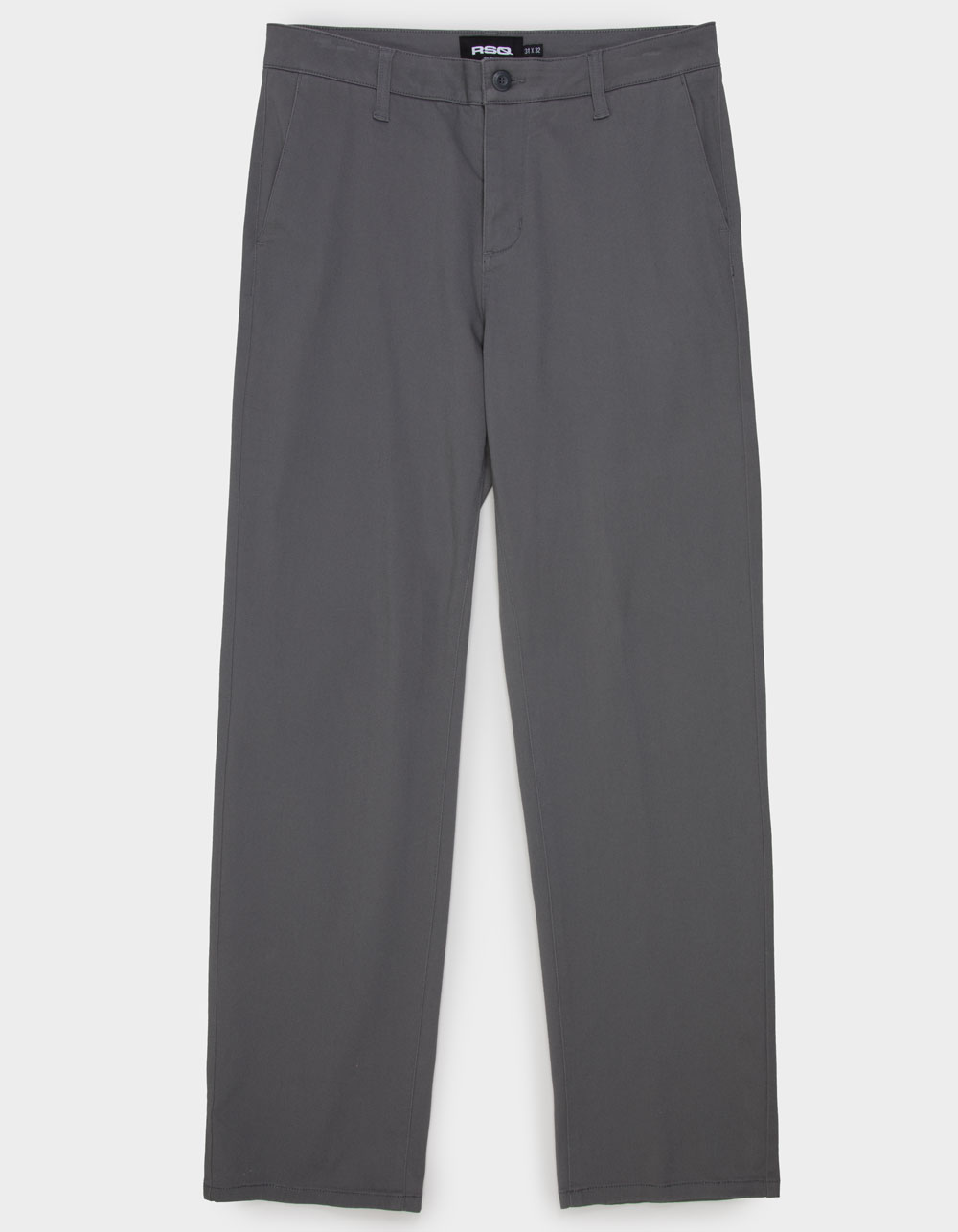 RSQ Mens Slim Straight Chino Pants - CHARCOAL