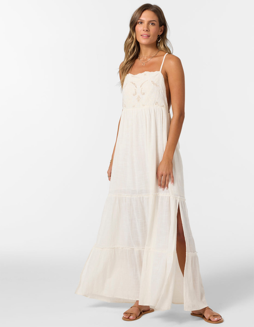O'NEILL Lisbon Womens Maxi Dress - WHITE