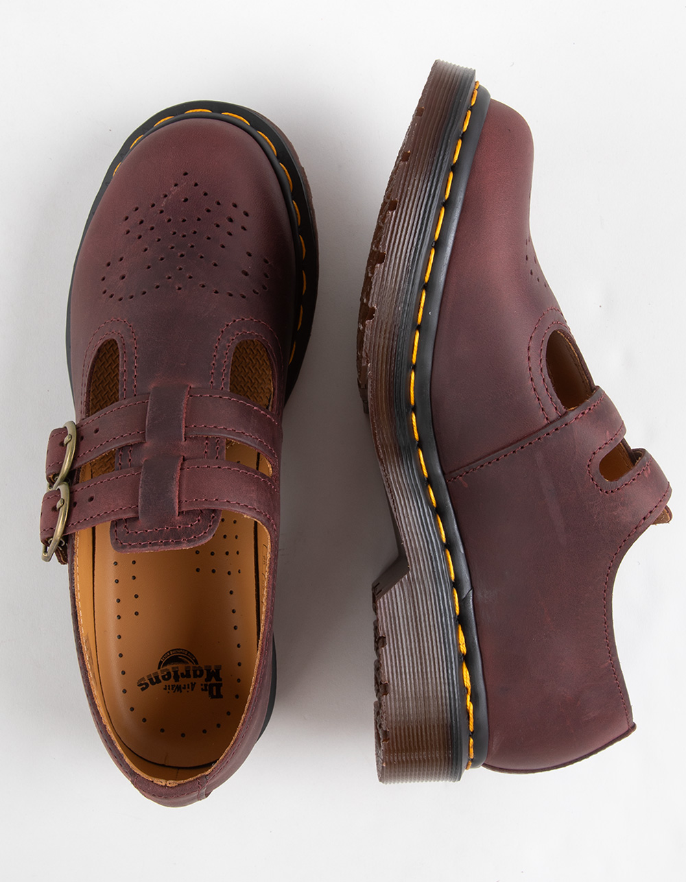 DR. MARTENS 8065 Womens Mary Jane Shoes - CHERRY