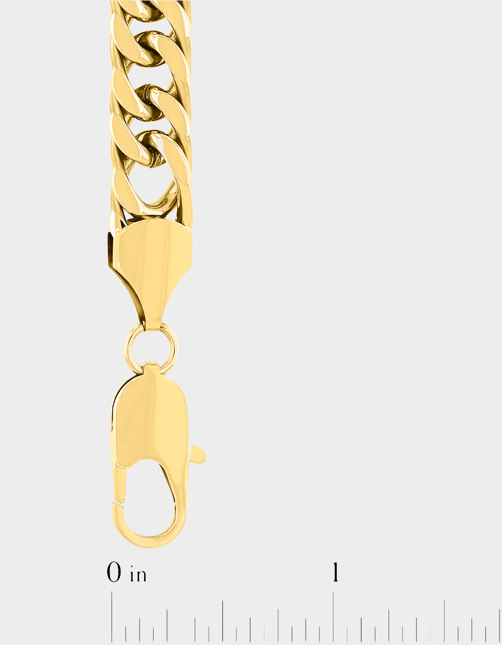 STEEL NATION Stainless Steel With Yellow IP Curb Link Bracelet - GOLD