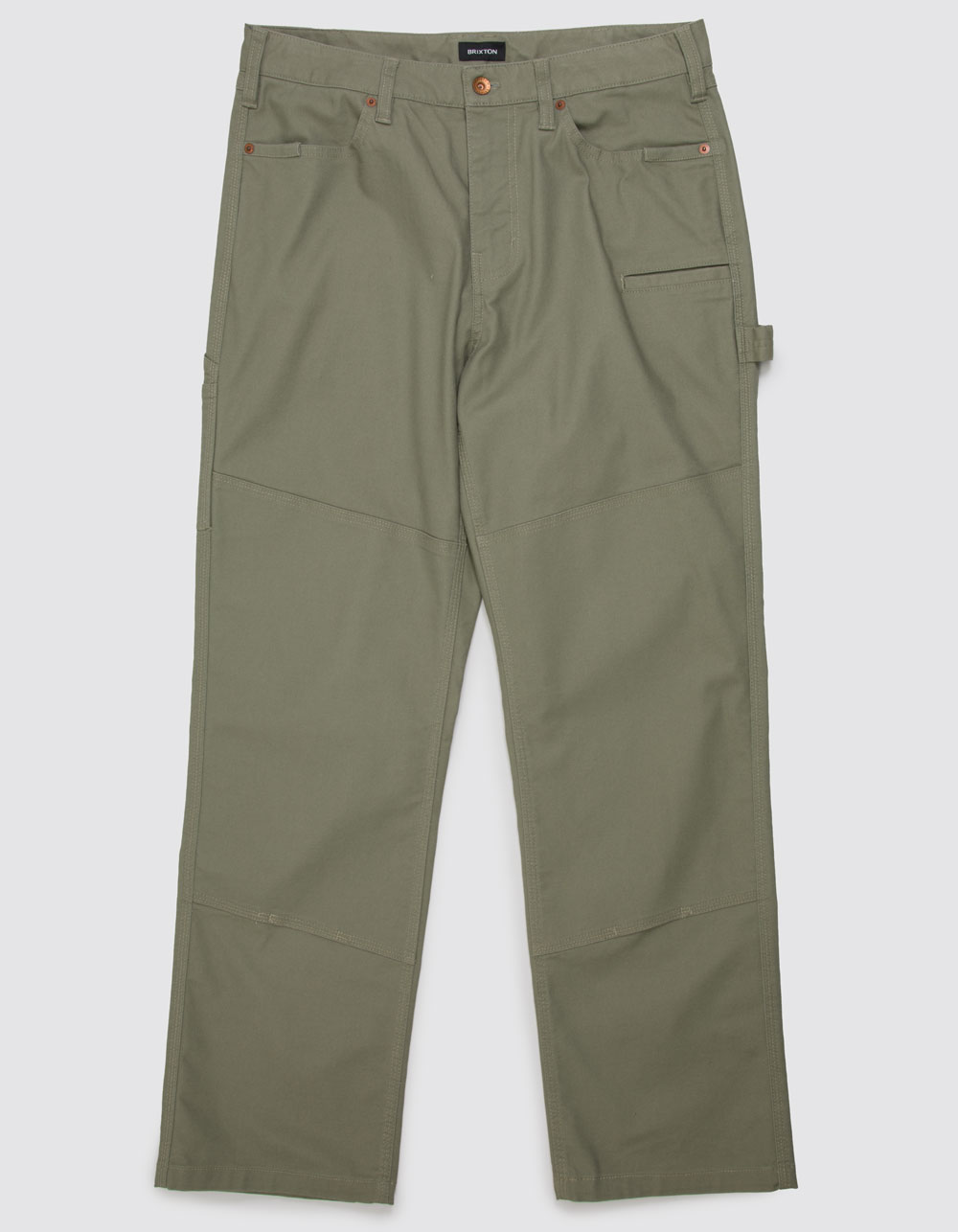 BRIXTON Builders Mens Carpenter Pants - OLIVE