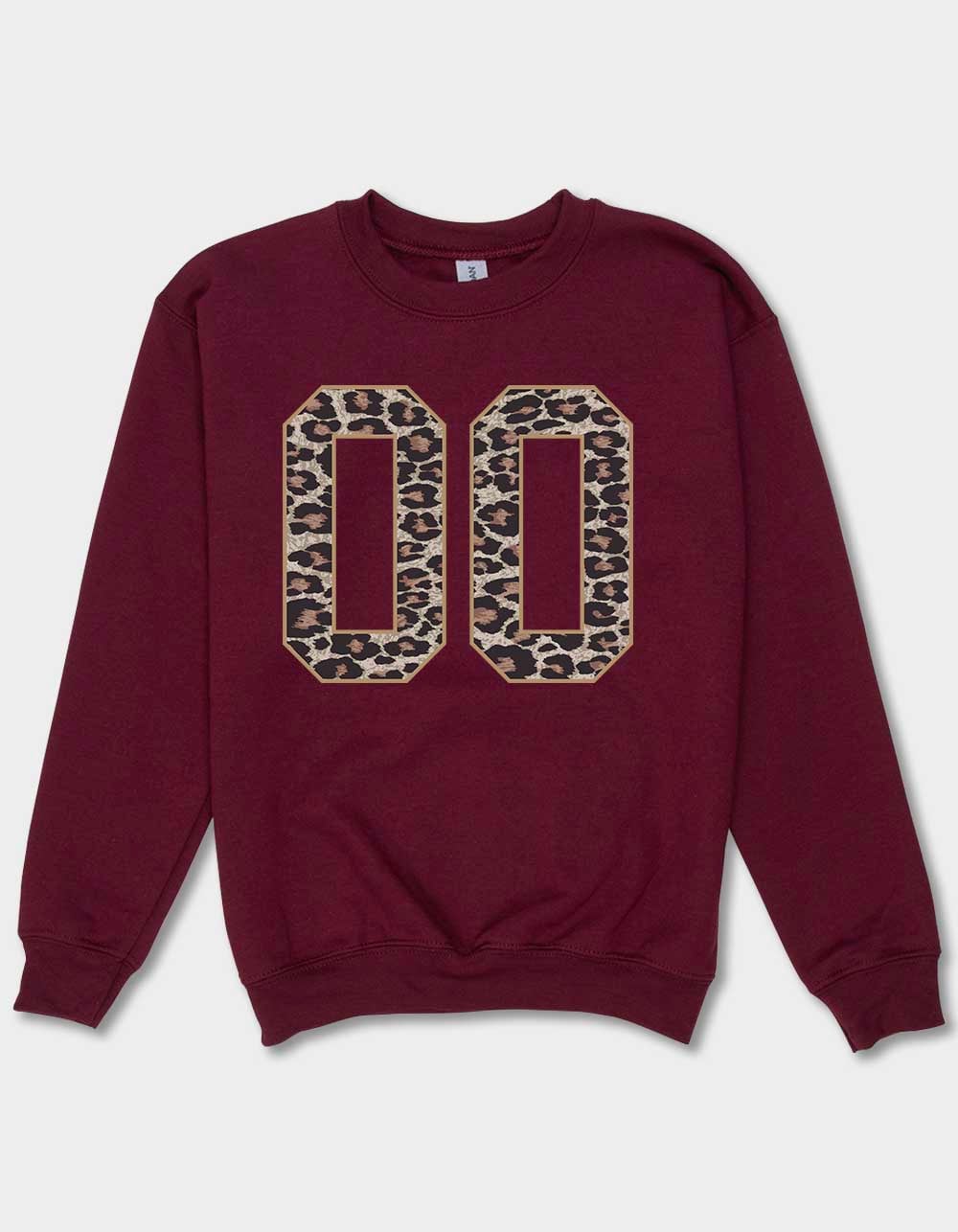 LEOPARD Double Zero Kids Unisex Crewneck Sweatshirt