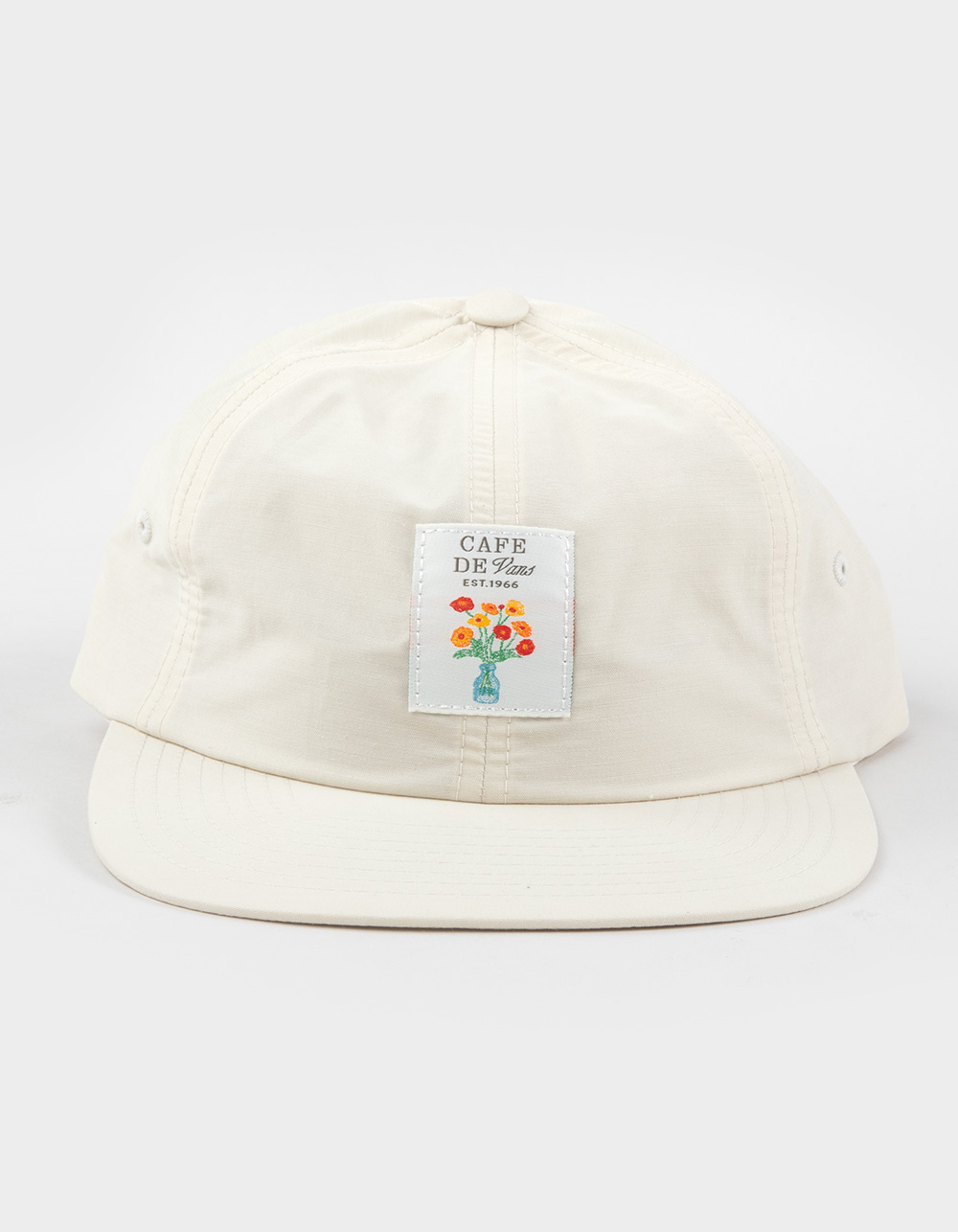 VANS Cafe Jockey Strapback Hat - WHITE