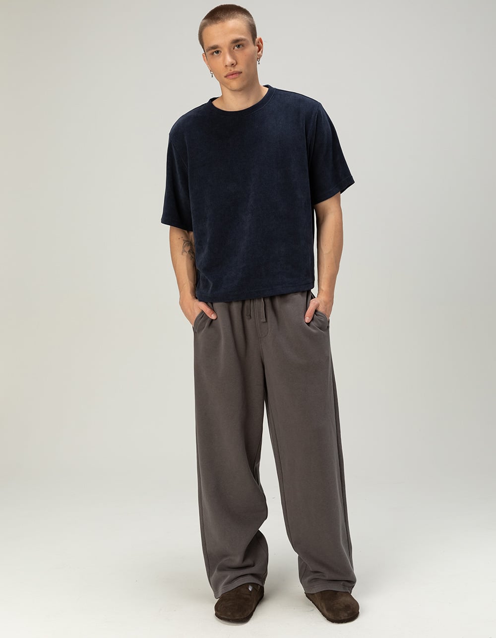 RSQ Mens Extra Baggy Sweatpants - DARK GRAY