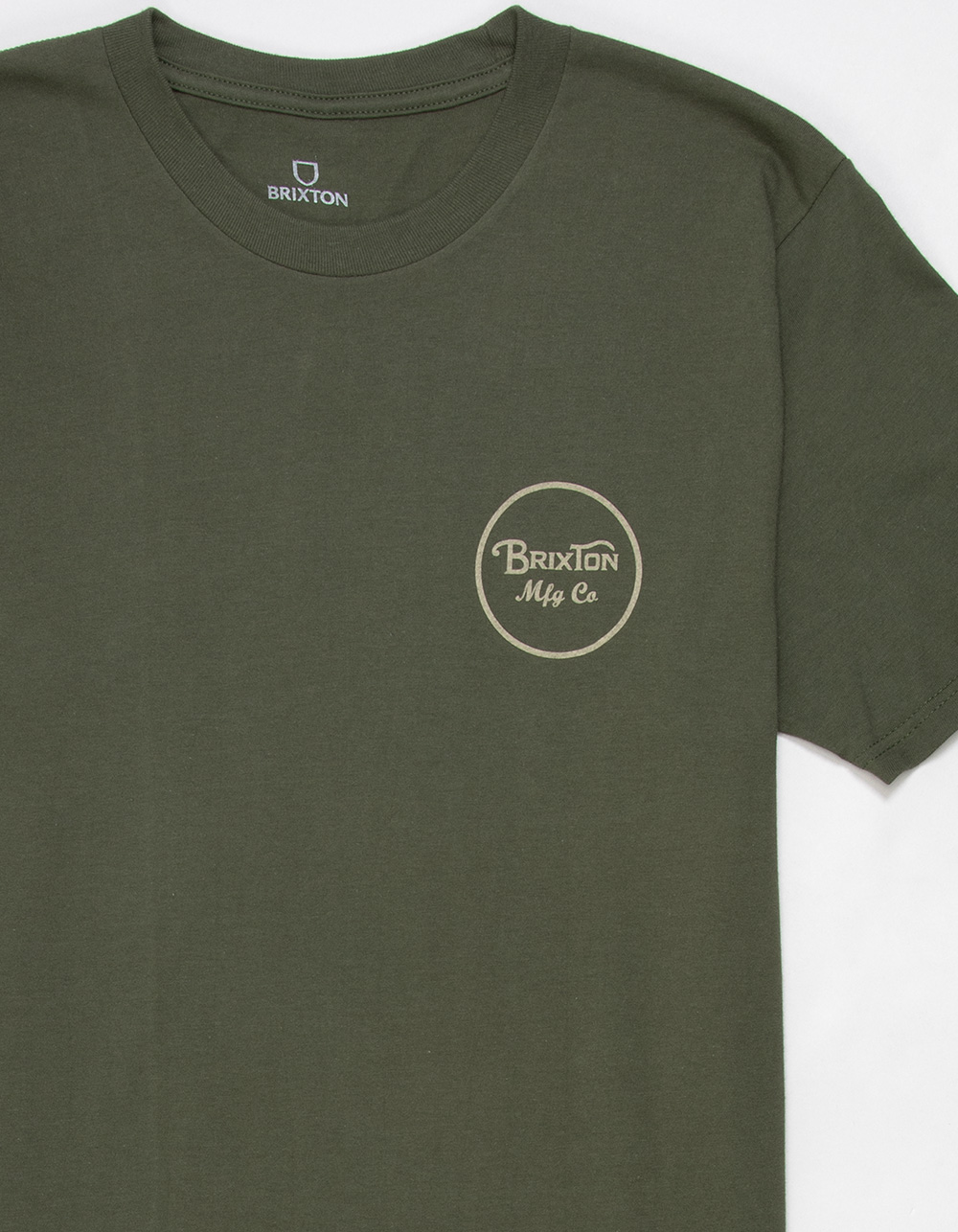 BRIXTON Wheeler Mens Tee - GREEN