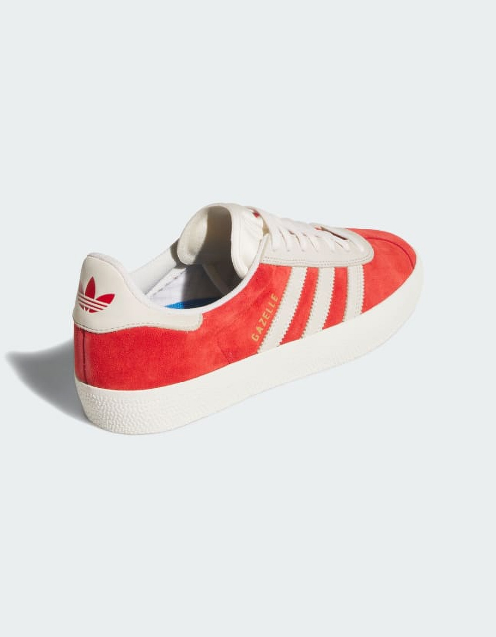 ADIDAS Gazelle ADV Shoes - BETTER SCARLET / CHALK WHITE GOLD METALLIC
