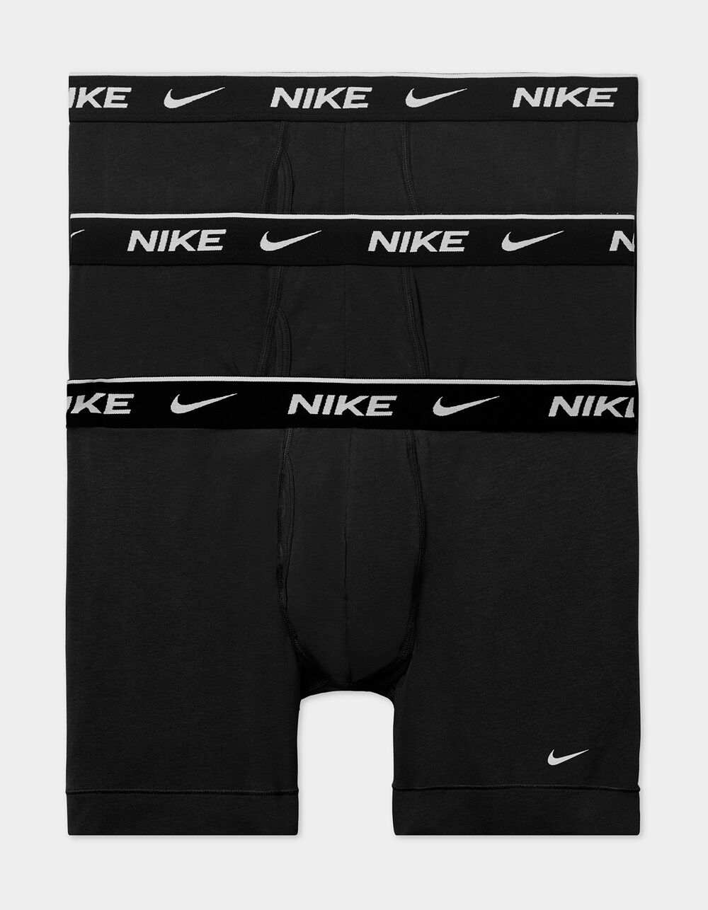 NIKE 3 Pack Everyday Cotton Stretch Mens Boxer Briefs - BLACK | Tillys
