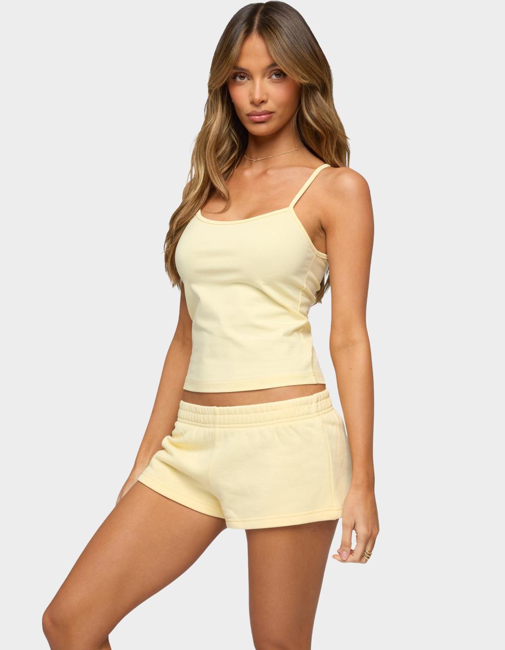 EDIKTED Cataleya Tank Top - YELLOW