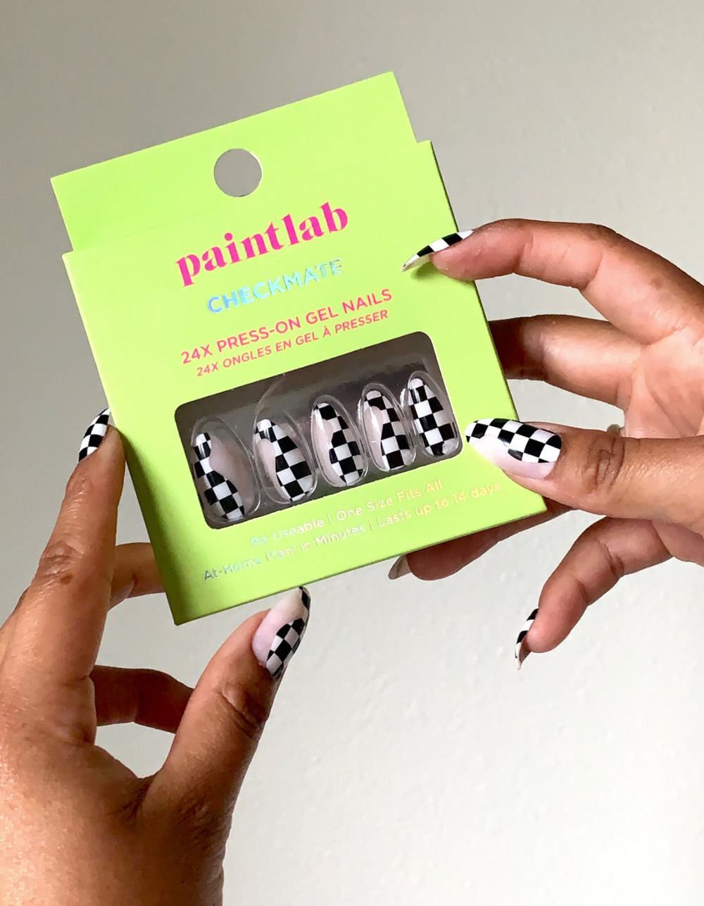 PAINTLAB Checkmate PressOn Nails CHECKER Tillys