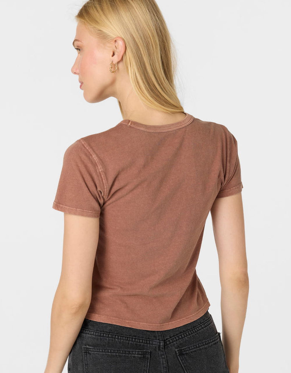 O'NEILL Pacific Palm Womens Skimmer Tee - BROWN