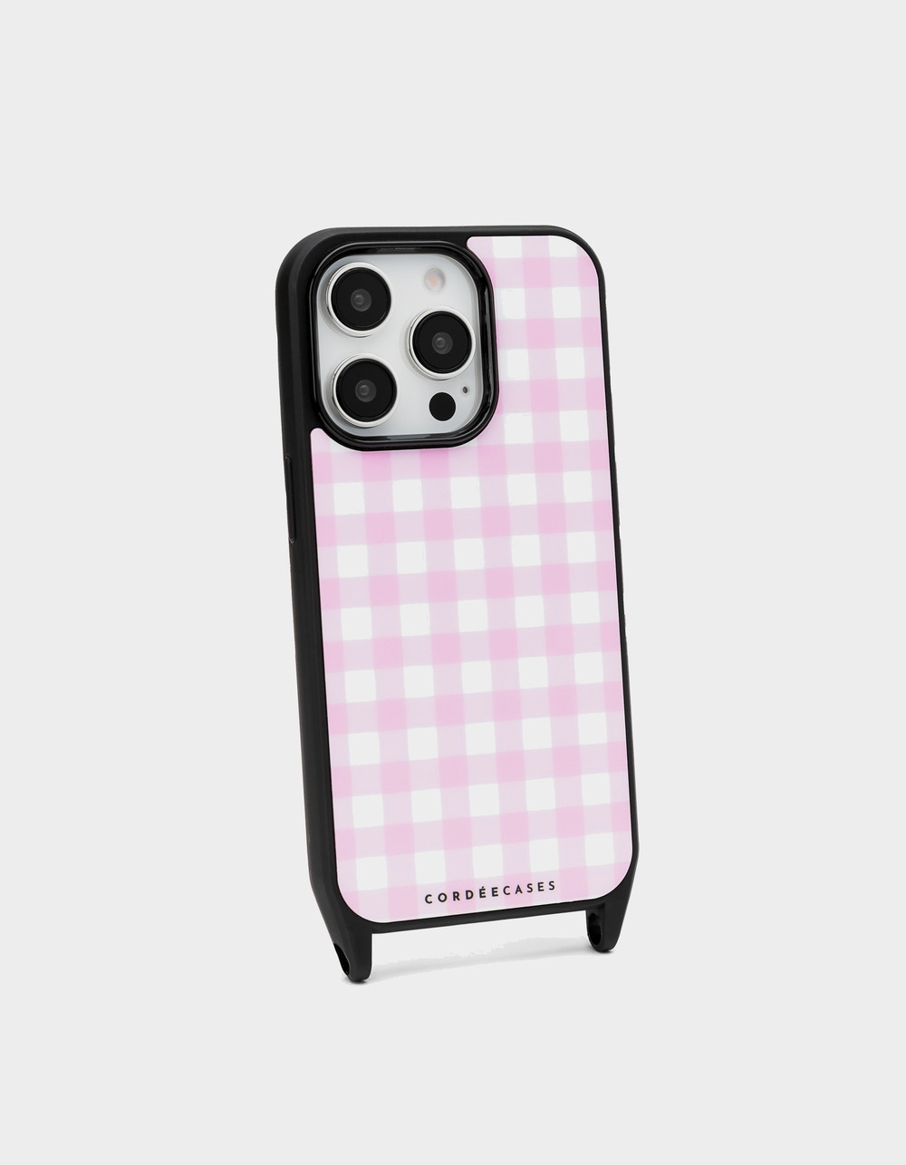 CORDEE CASES Gingham Blush iPhone Pro Max MagSafe Case