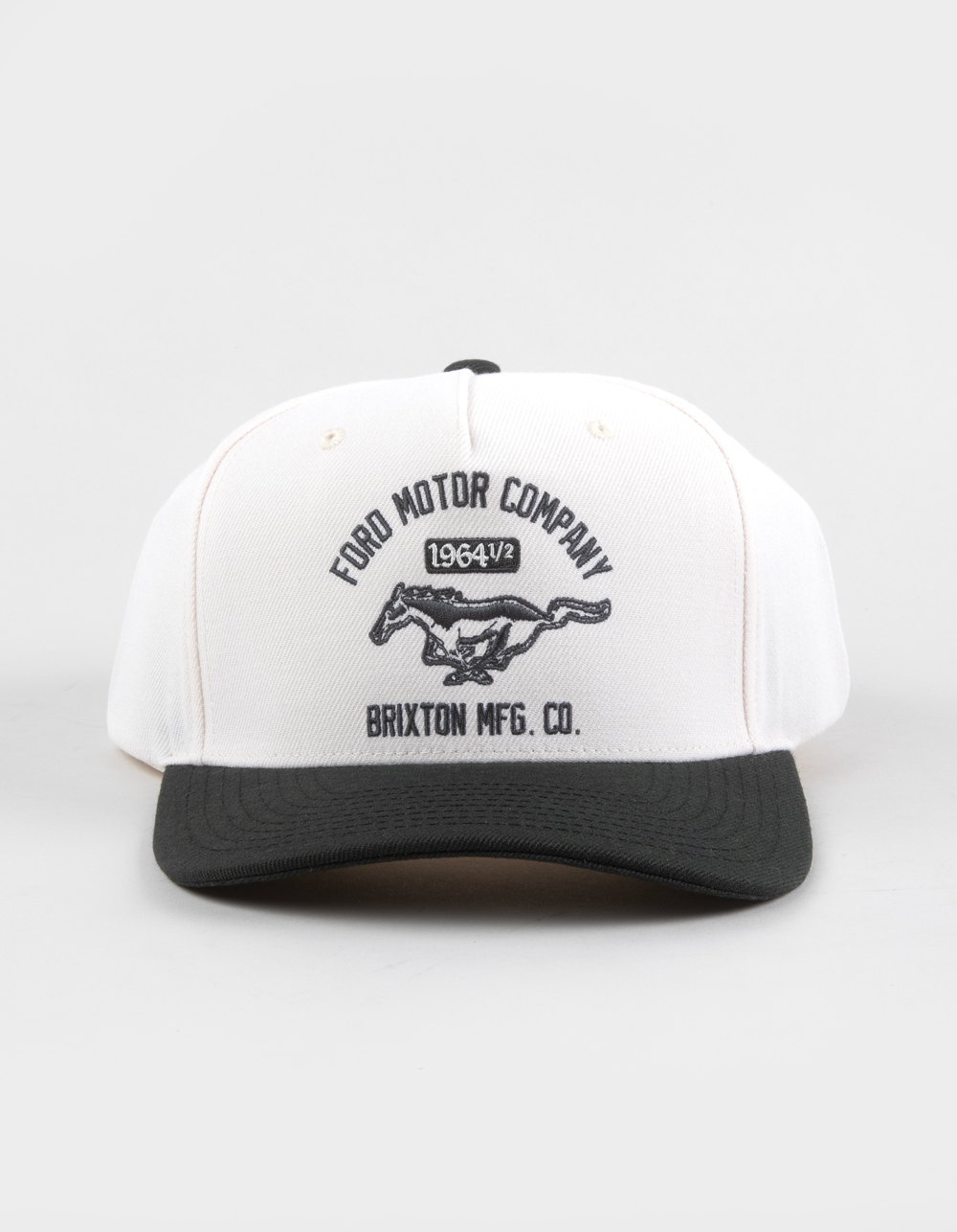 BRIXTON x Ford Mustang Snapback Hat - BLACK COMBO