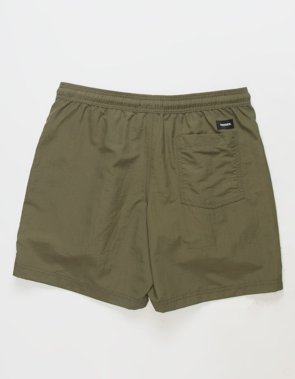Short De Sport RSQ Homme - Kaki, Taille L, Nylon Léger (neuf Avec étiquette)