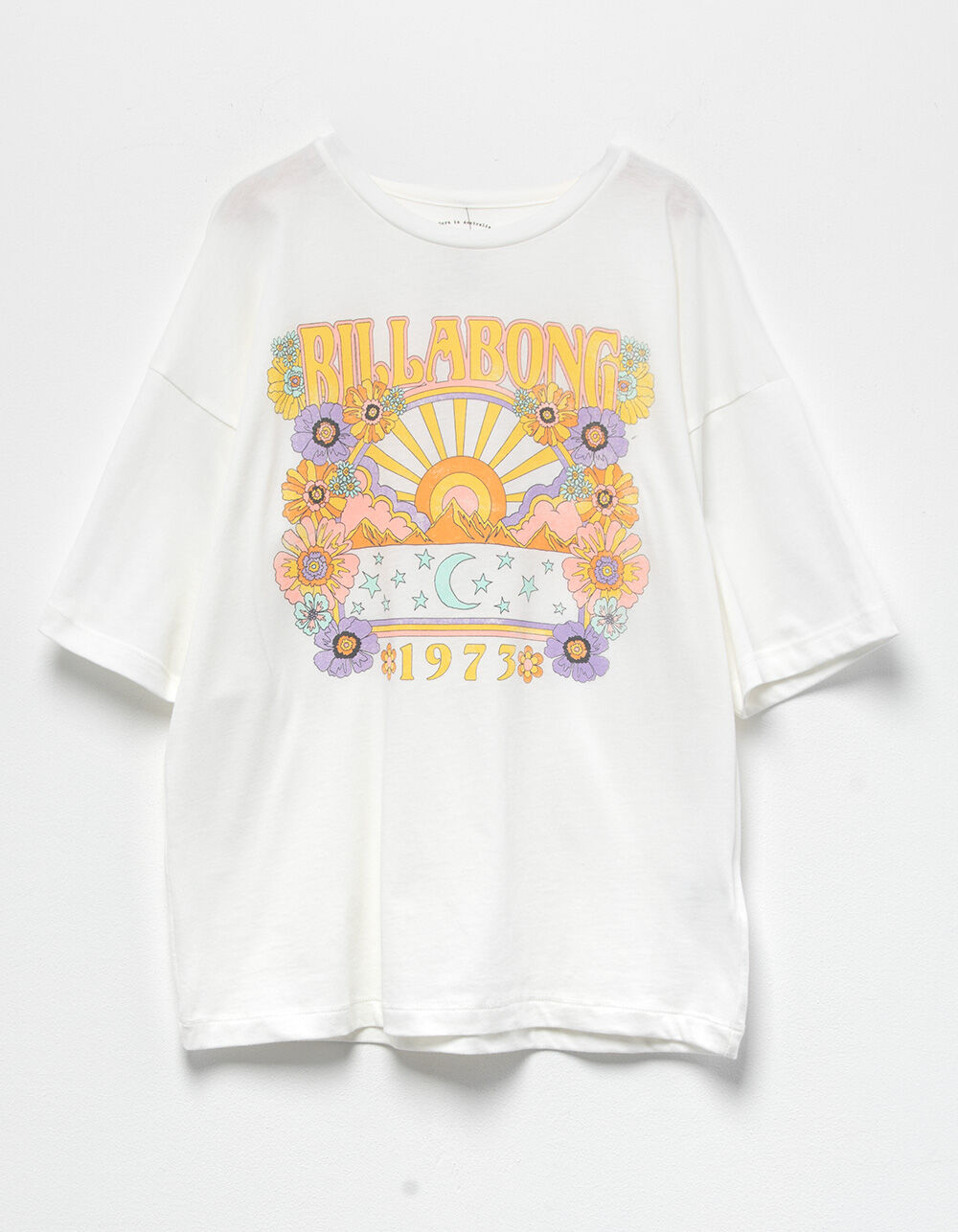 BILLABONG Stay Sunshine Girls Boyfriend Tee - WHITE | Tillys