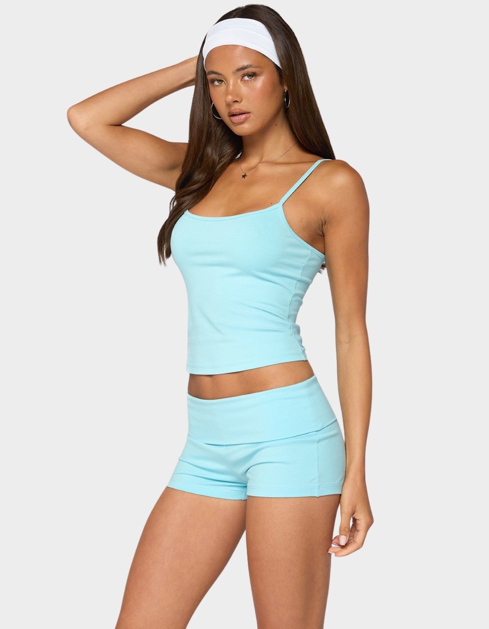 EDIKTED Palo Tank Top - BLUE