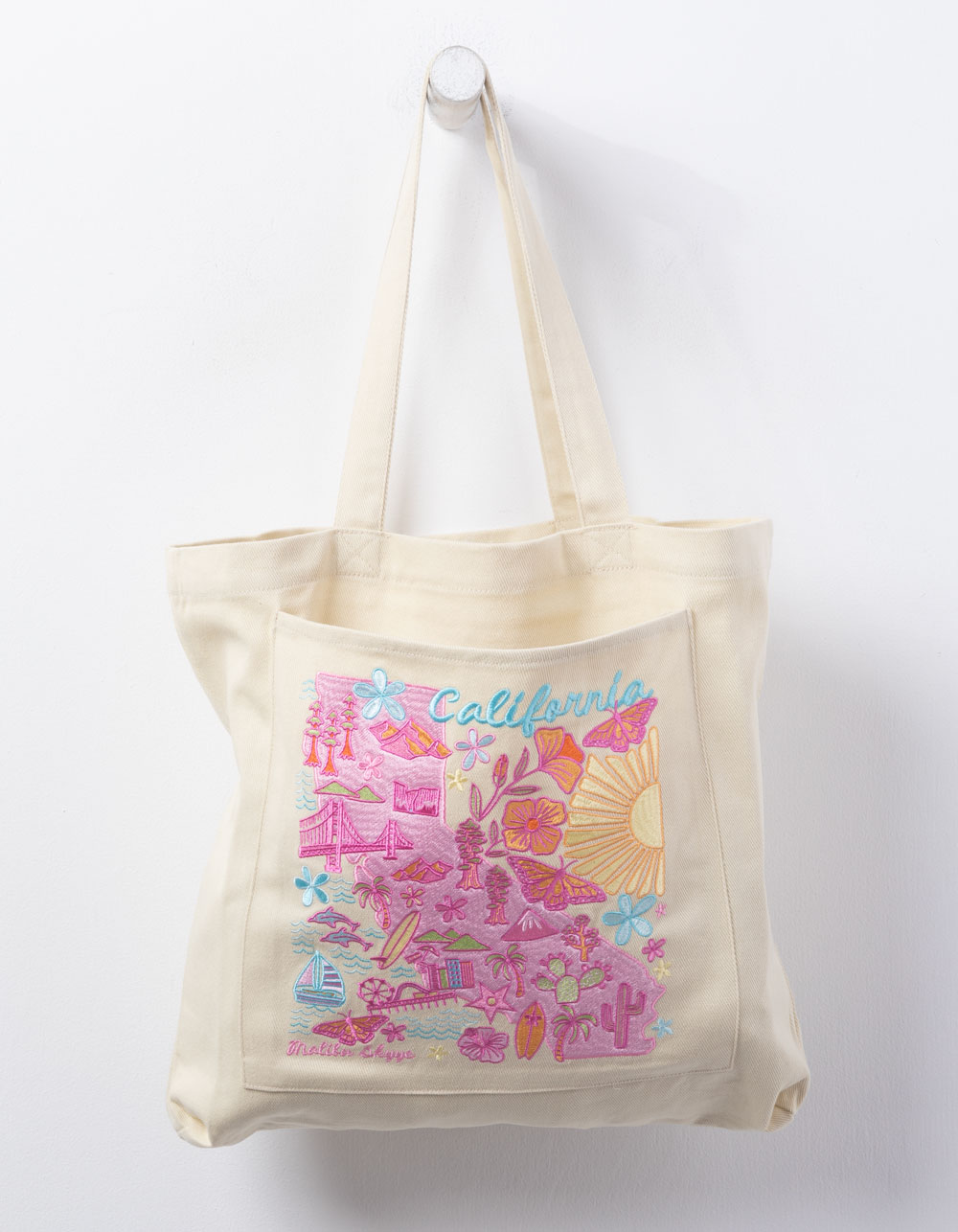 MALIBU SKYYE California Tote Bag - NATURAL