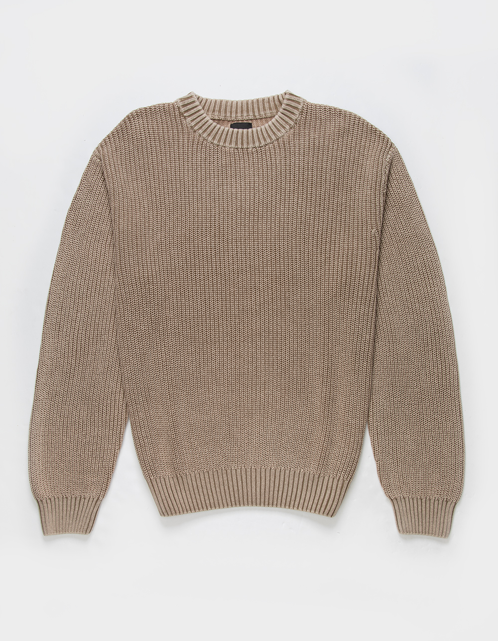 RSQ Mens Washed Sweater - KHAKI