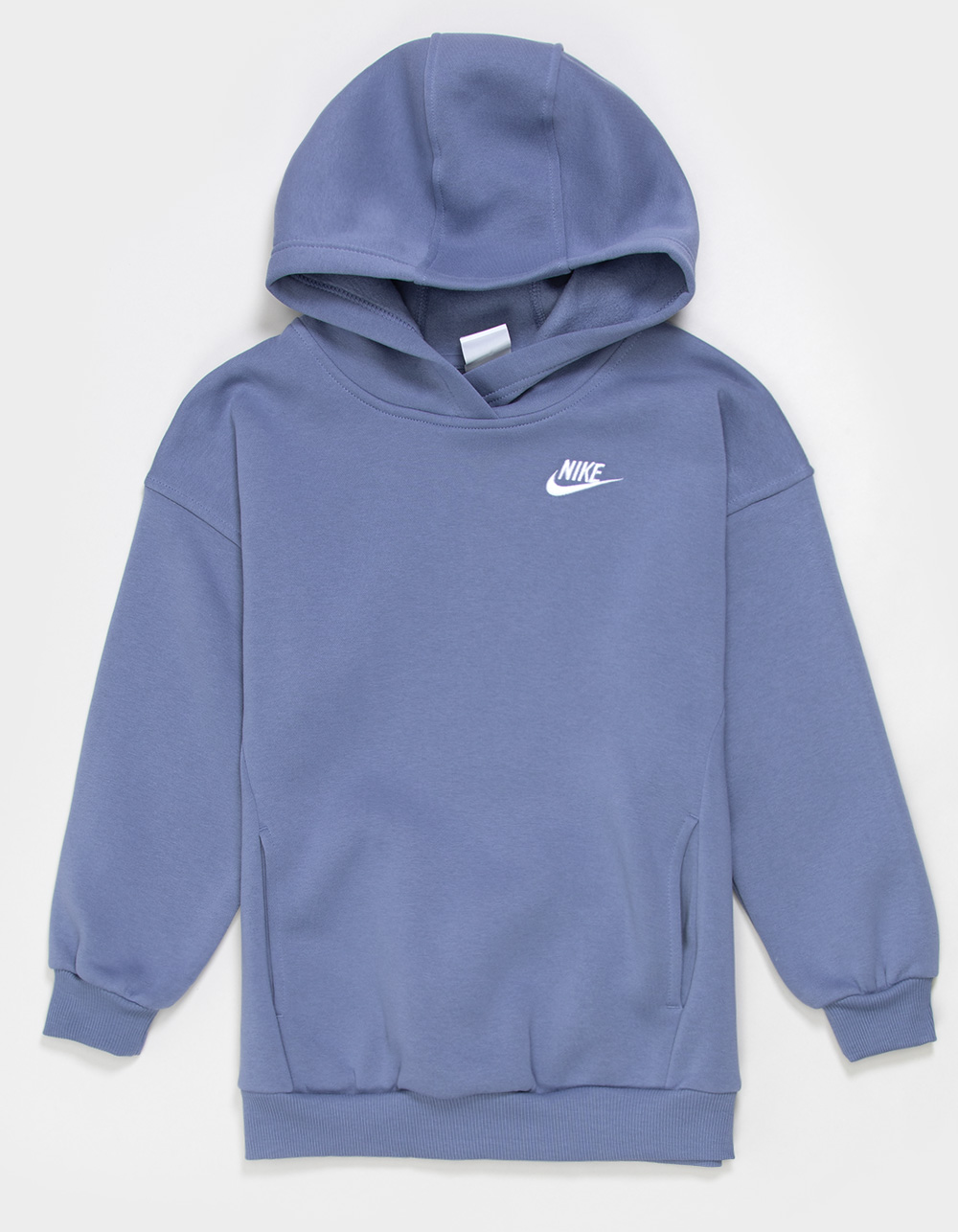 NIKE Sportswear Club Fleece Girls Oversized Hoodie - INDIGO