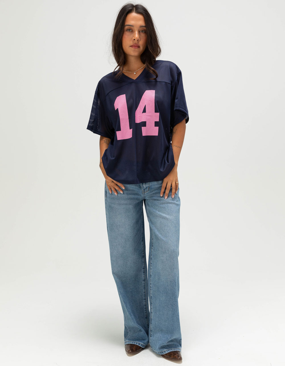 RSQ Womens 14 Jersey - NAVY