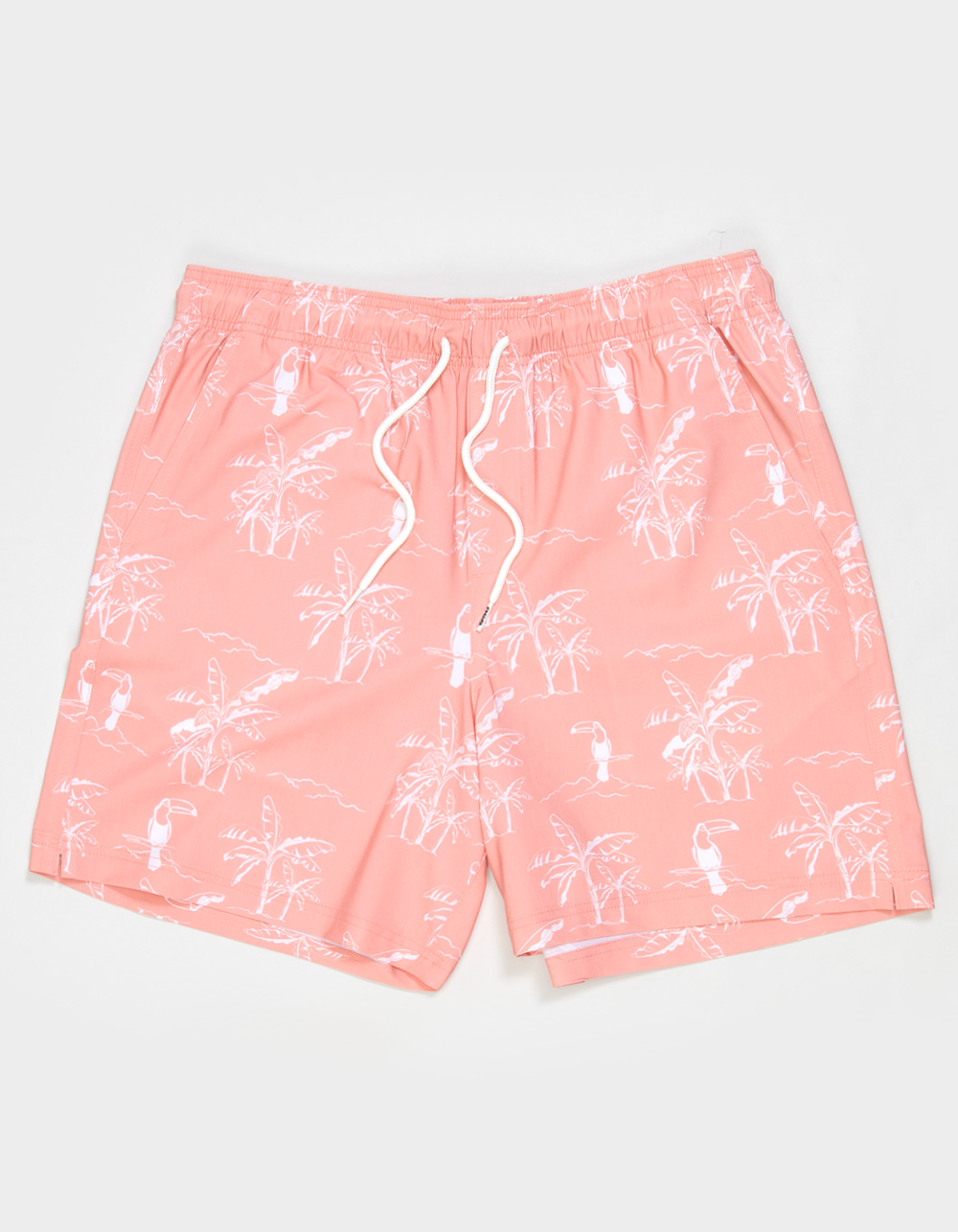 RSQ Mens 6.5" Swim Trunks - CORAL