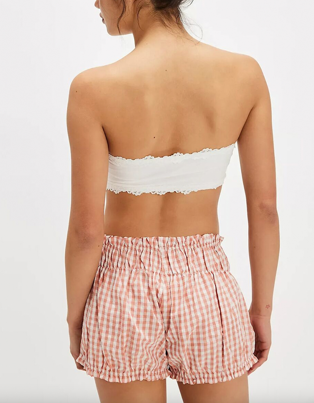 FREE PEOPLE Favorite Find Womens Bloomers - ORANGE/WHITE