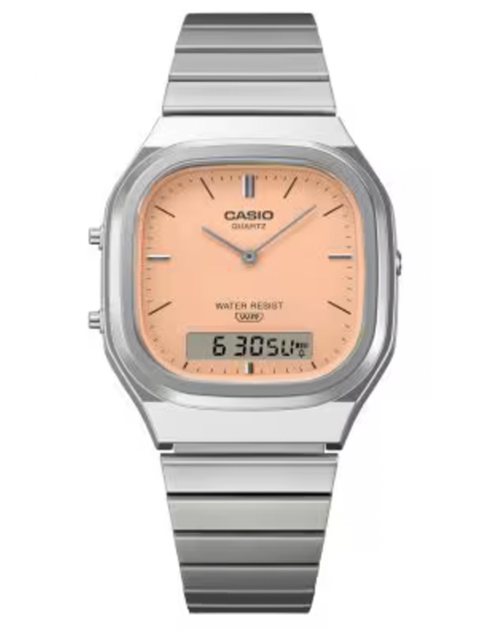 CASIO AQ240E-4A Watch - SILVER/PINK