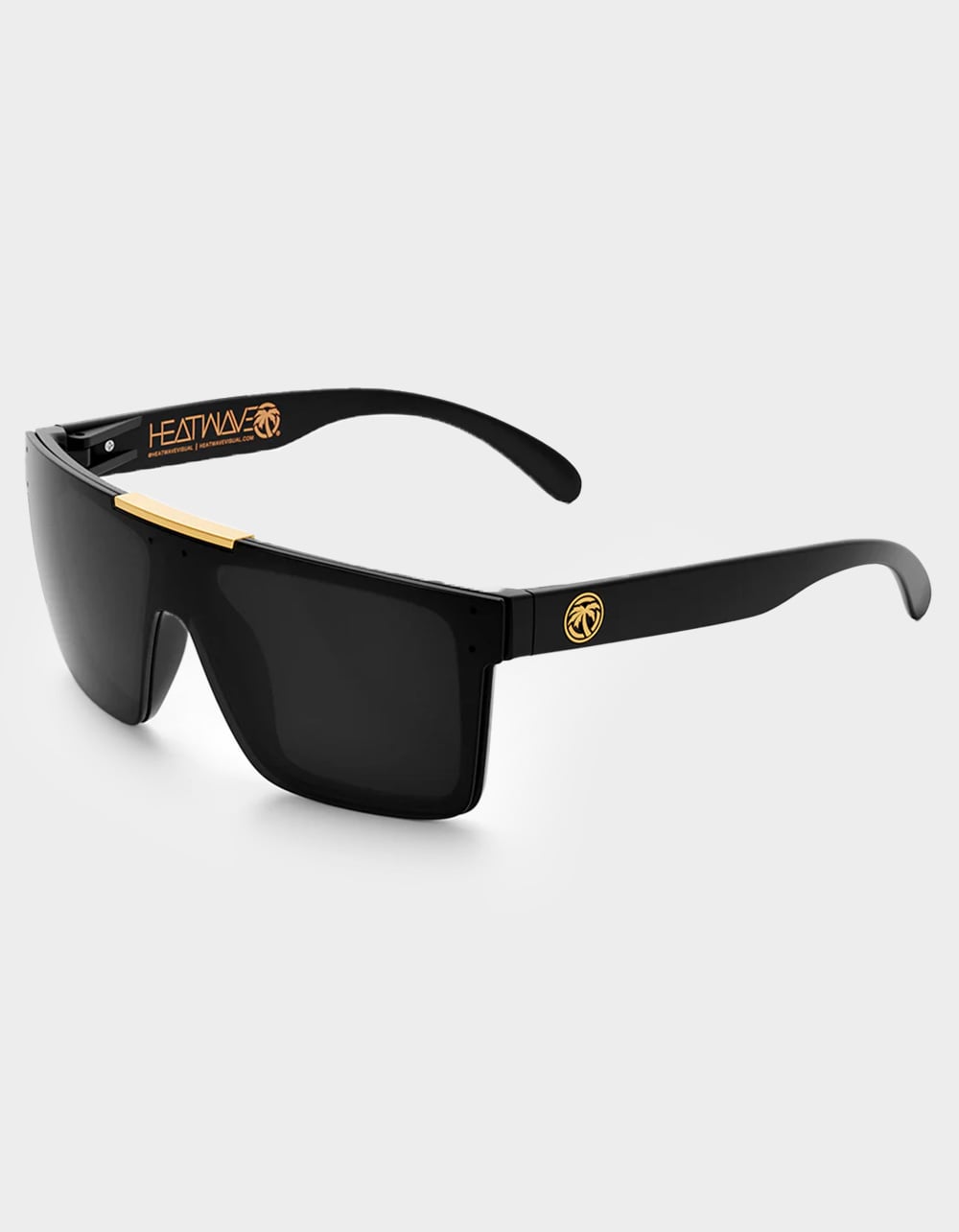 HEAT WAVE VISUAL Quatro Z87 Sunglasses - BLACK GOLD
