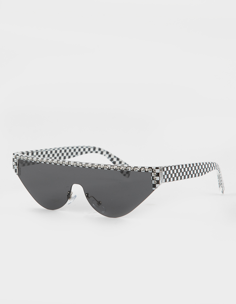 RSQ Rhinestone Voucher Sunglasses