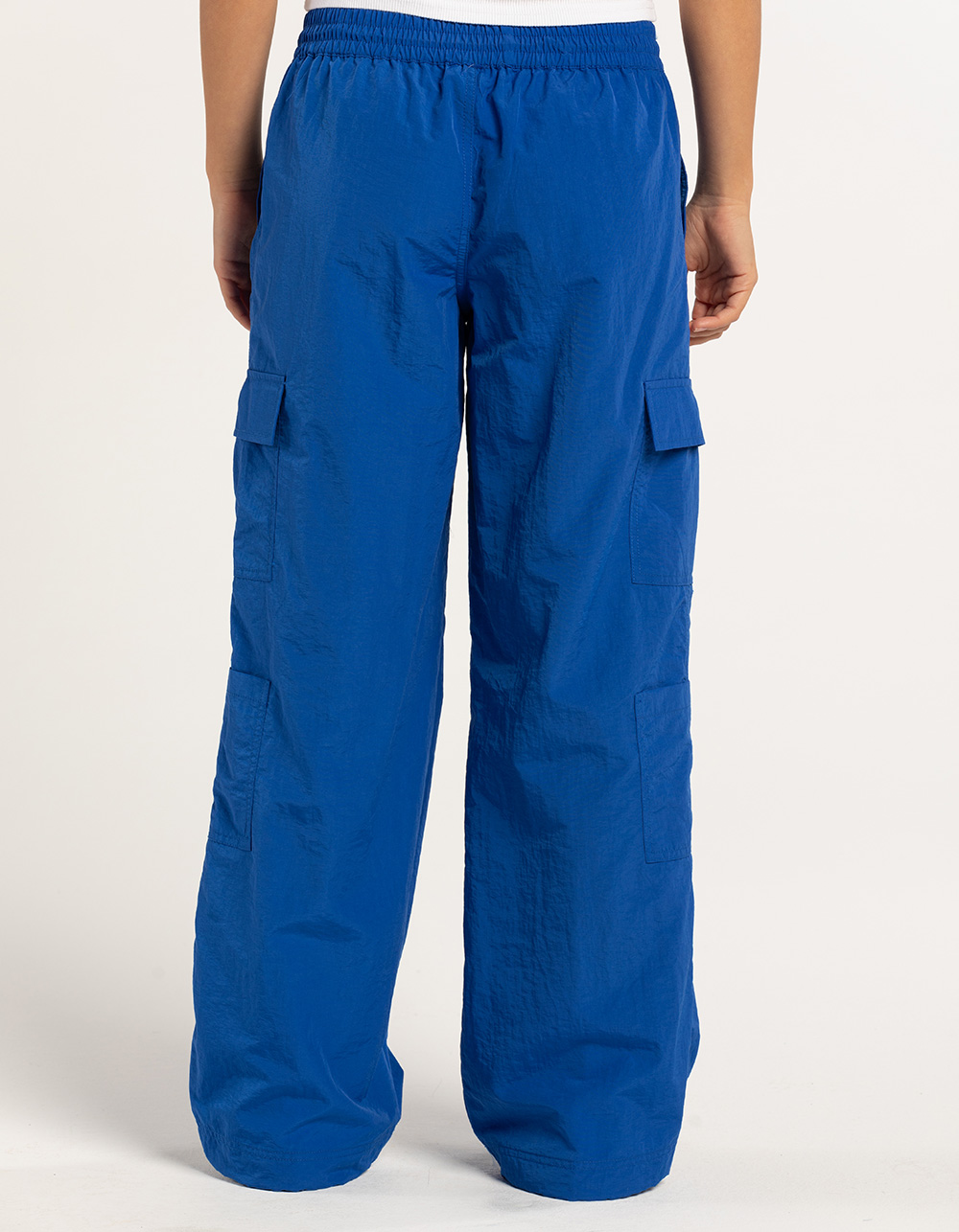 FULL TILT Low Rise Nylon Flight Womens Cargo Pants BLUE Tillys