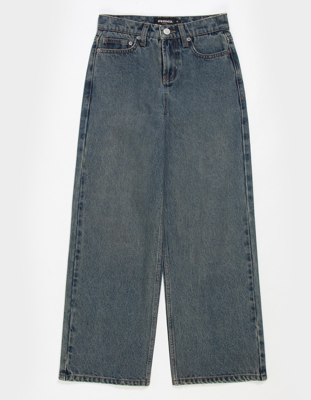 RSQ Boys Extra Baggy Jeans - DARK DIRTY DENIM