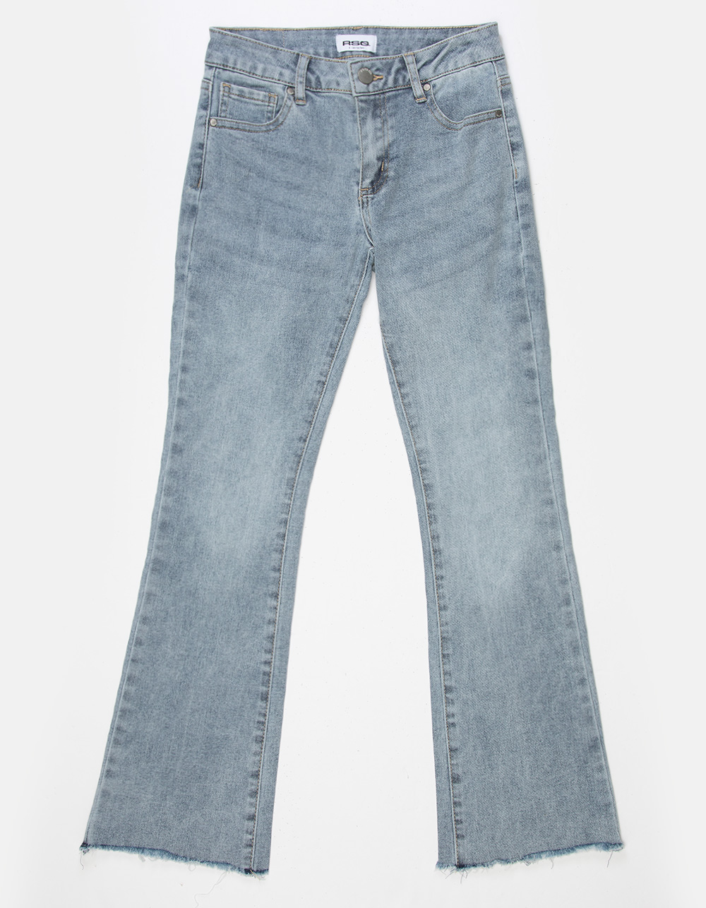RSQ Girls Low Rise Flare Jeans - LIGHT WASH