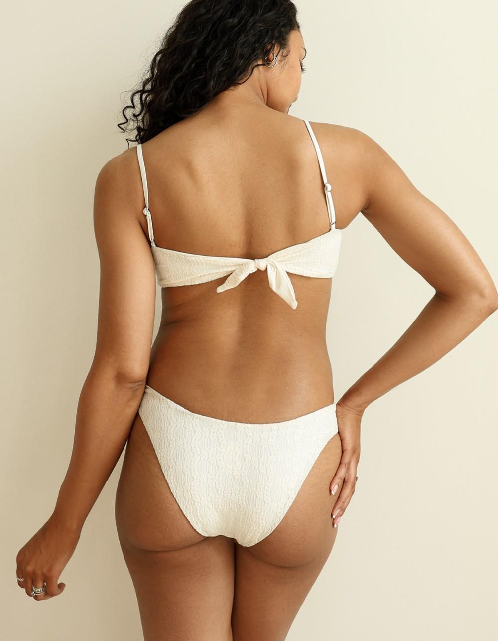 DIPPIN' DAISY'S All My Love Bandeau Bikini Top - NATURAL