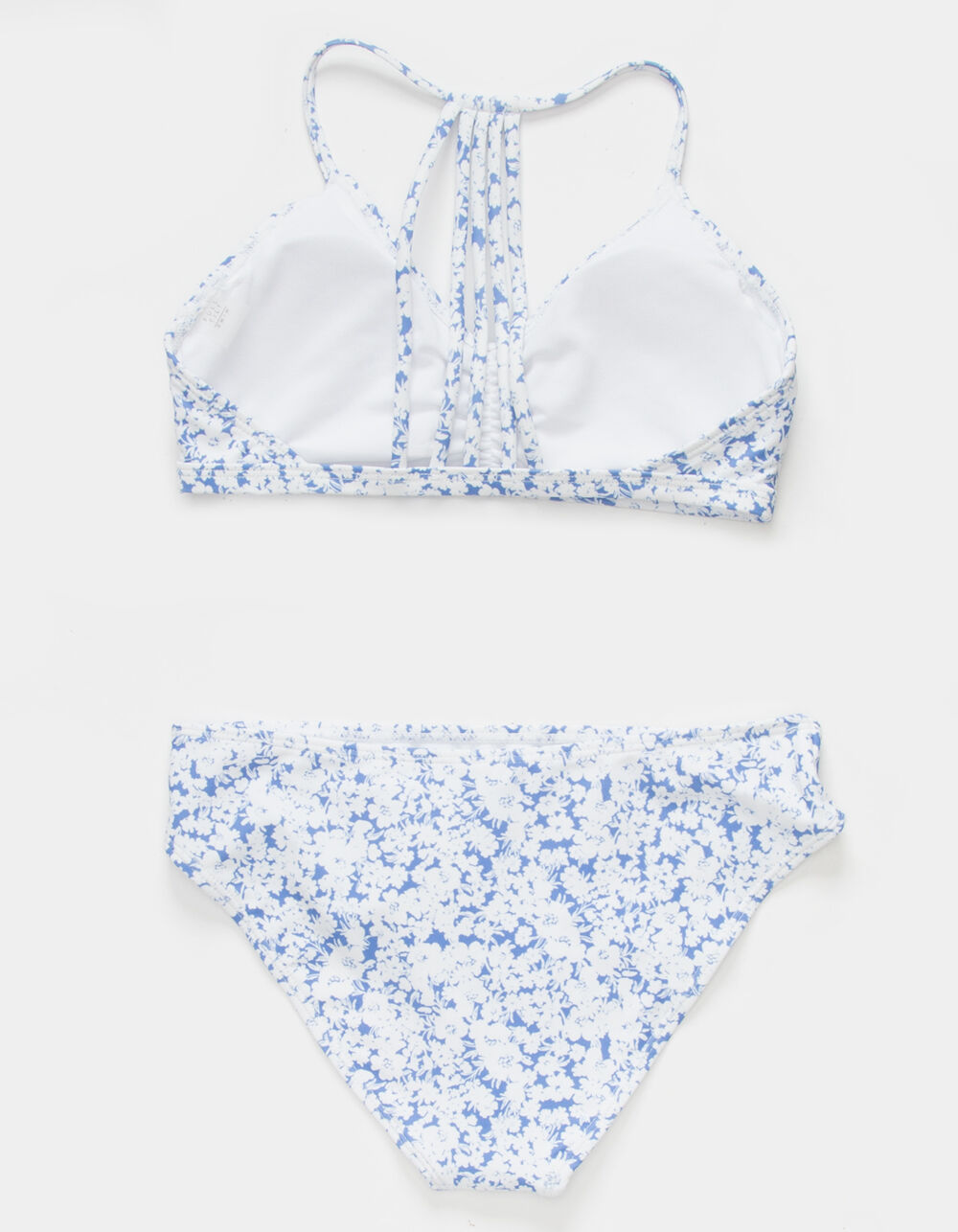 FULL TILT Floral Cinch Girls Bikini Set - SKY BLUE | Tillys