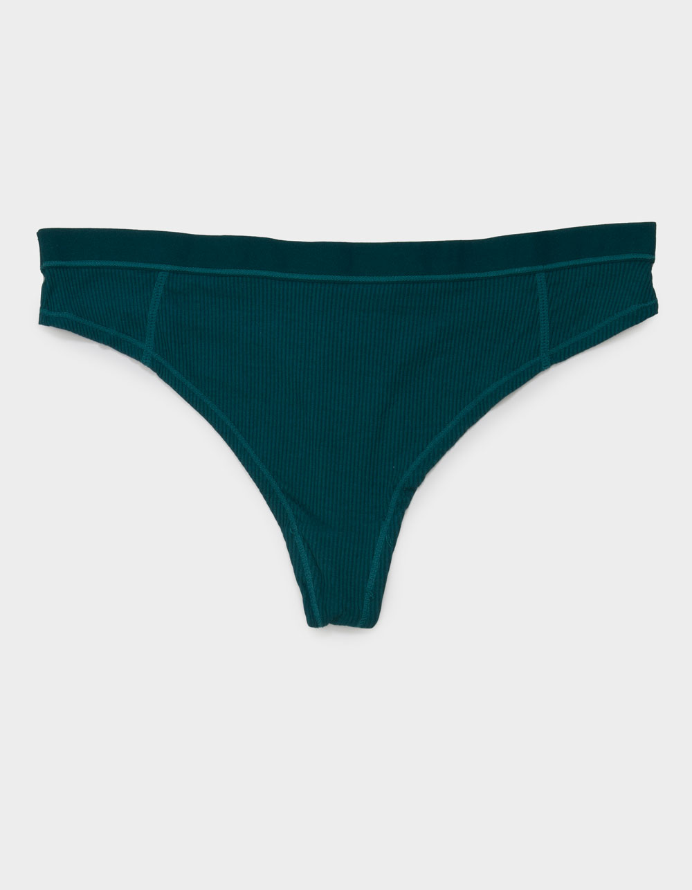 FULL TILT Stitch Thong - DK GREEN
