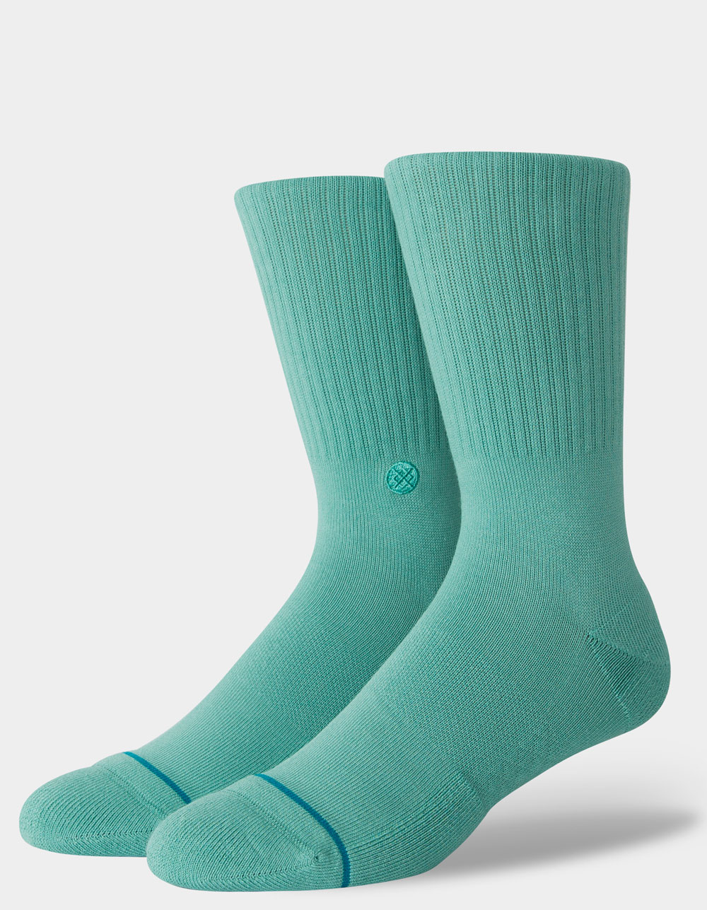 STANCE Icon Mens Athletic Crew Socks TURQUOISE Tillys