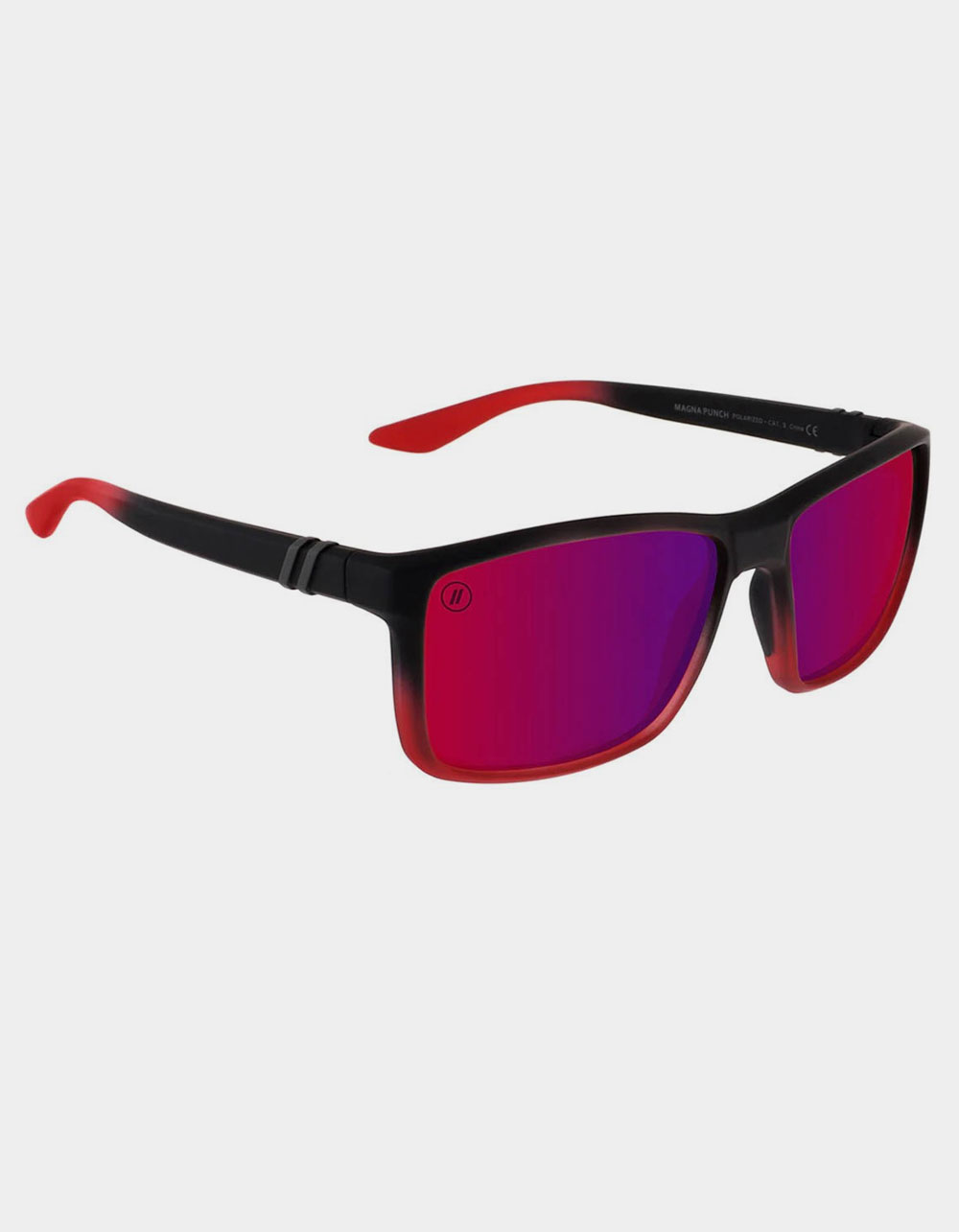 BLENDERS EYEWEAR Mesa Magna Punch Sunglasses BLK/RED Tillys