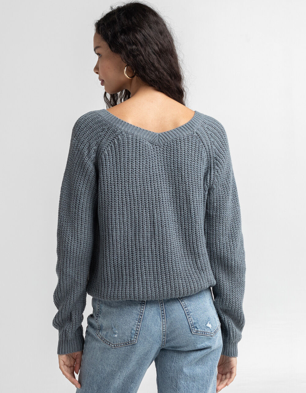 LOVE TREE Cinch Front Womens Sweater 