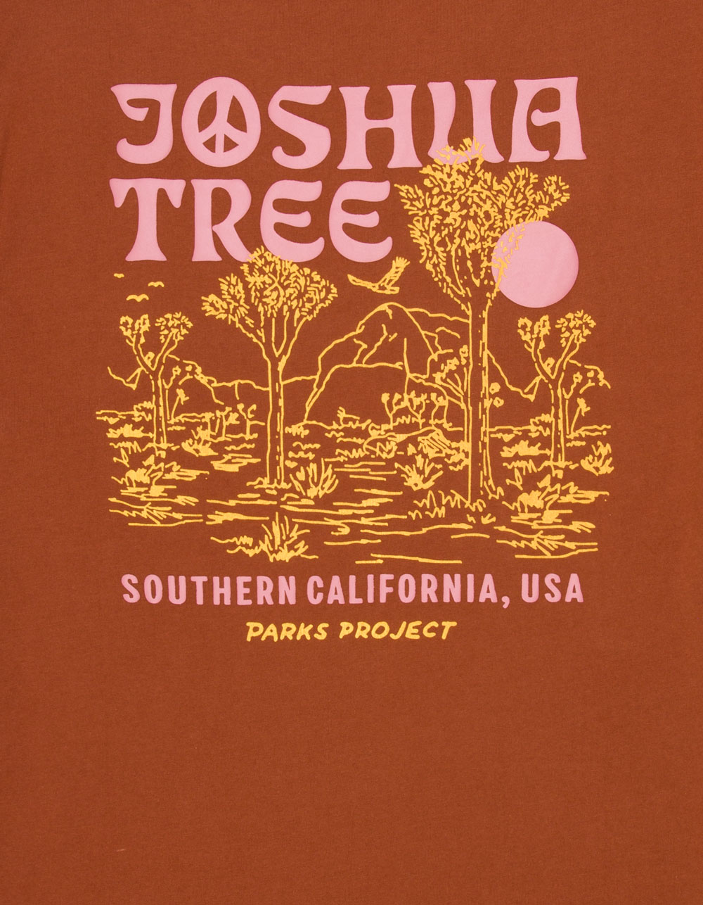 PARKS PROJECT Joshua Tree Mens Tee - RUST