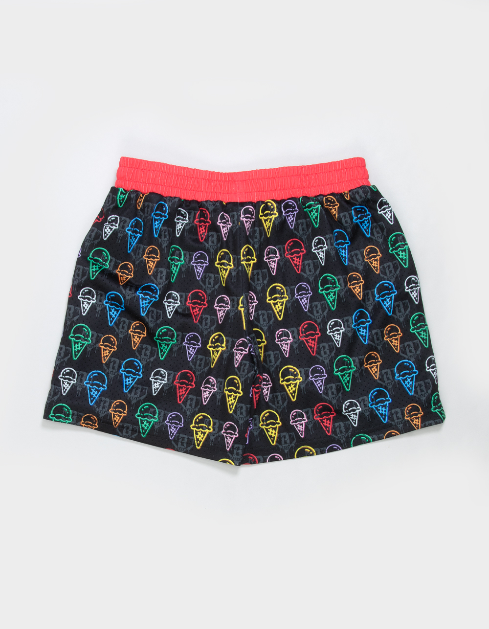 BASEBALL LIFESTYLE 101 Ice Cream Scoops Boys Shorts - BLK/MULTI