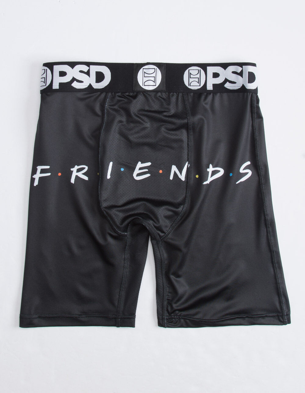 PSD Men's Friends Stacked Boxer Briefs, Black, XXL