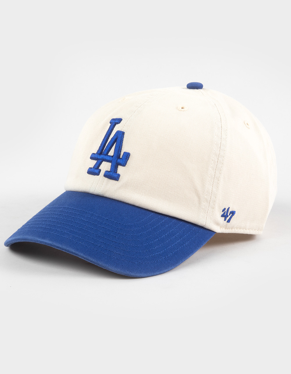 47 BRAND Los Angeles Dodgers Two Tone '47 Clean Up Strapback Hat