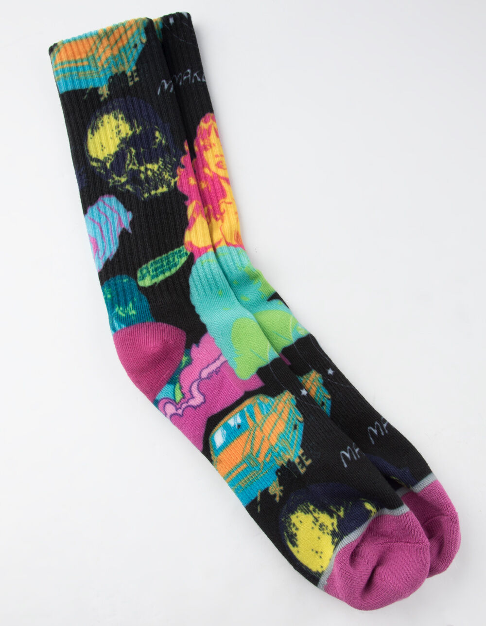 HUF Comic Mens Crew Socks MULTI Tillys