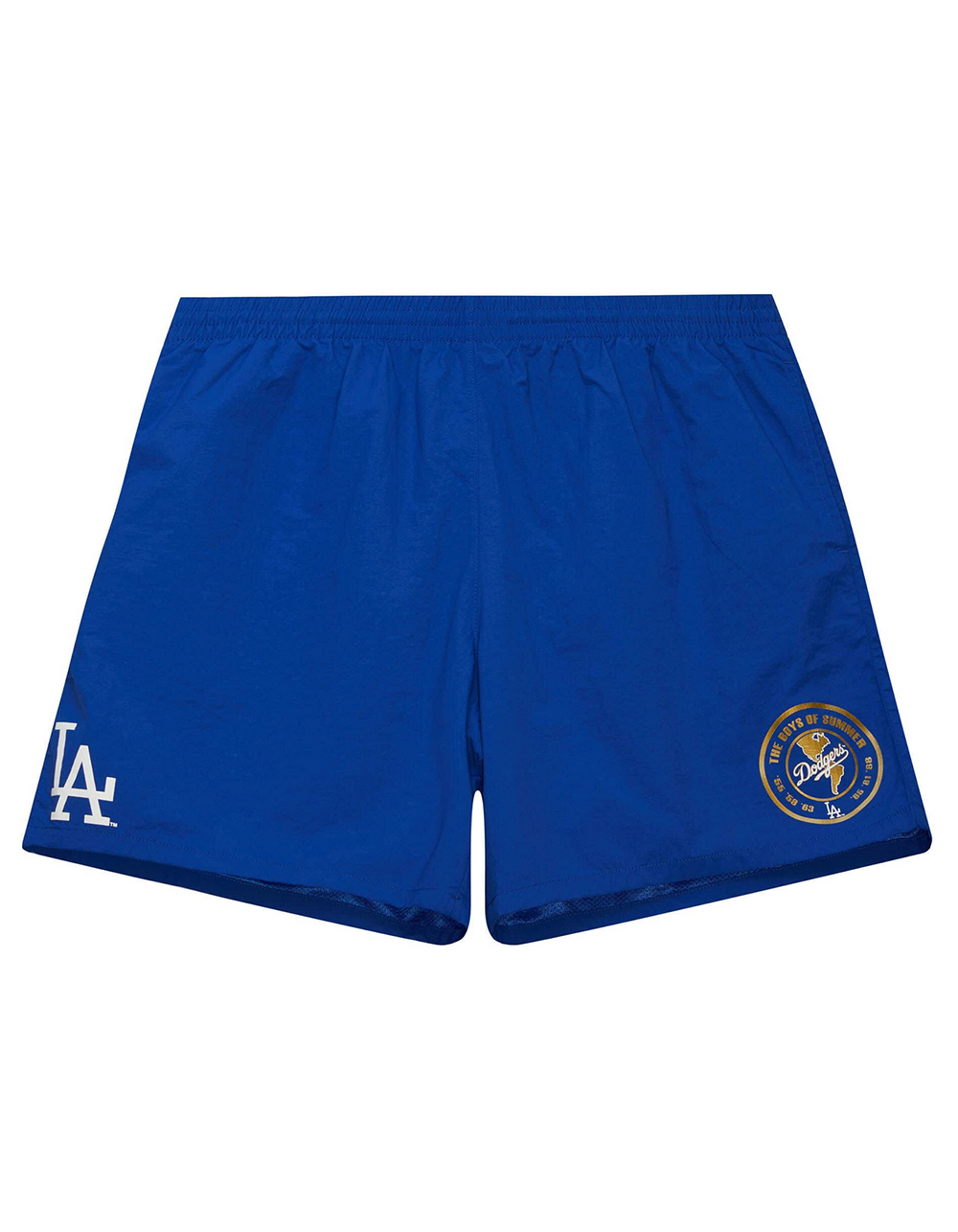 MITCHELL & NESS Los Angeles Dodgers Team Heritage Mens Shorts - ROYAL