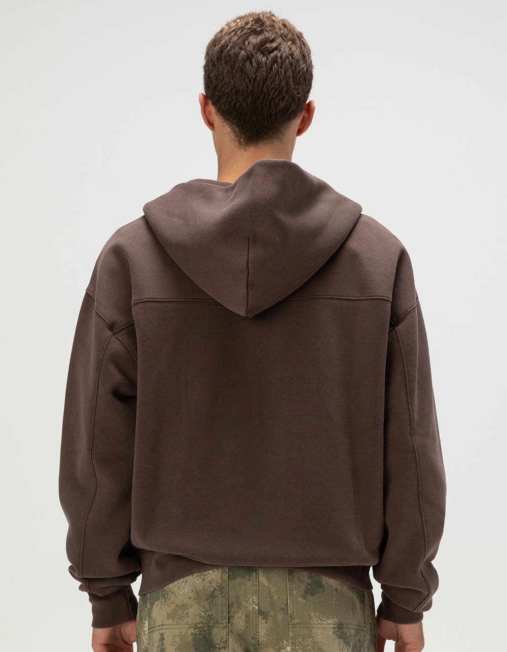 RSQ Mens Oversized Zip-Up Hoodie