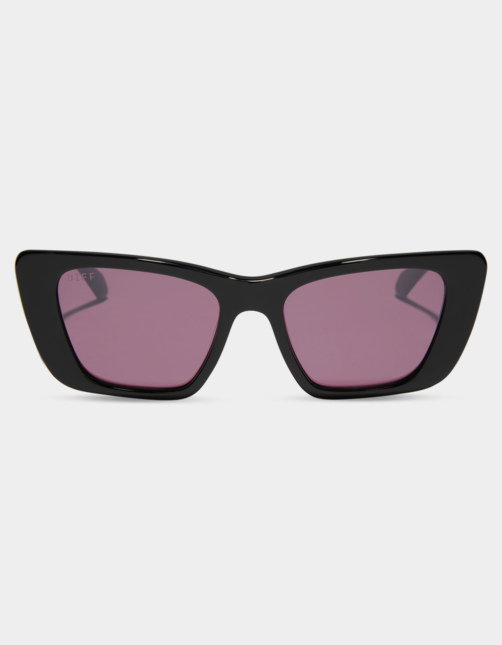 DIFF EYEWEAR Aura Sunglasses - BLACK CHERRY