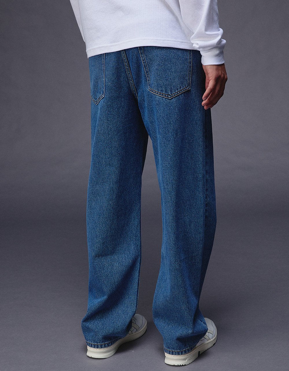 RSQ Mens Loose Fit Jeans - MEDIUM STONE