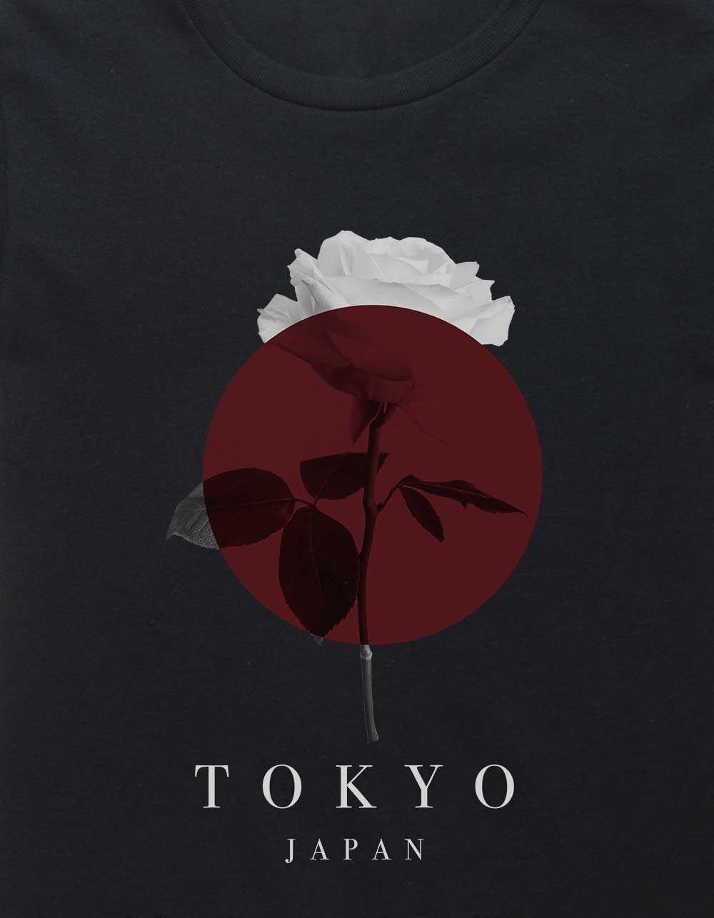 DESTINATION Tokyo Rose Unisex Kids Tee - BLACK