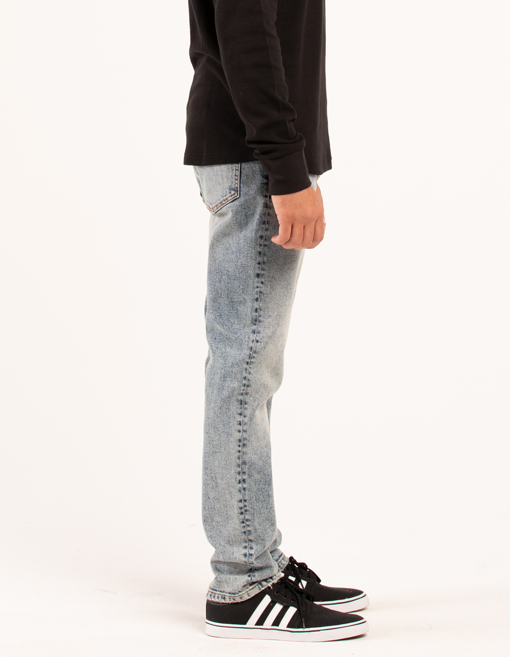 RSQ Mens Slim Taper Jeans - MEDIUM WASH