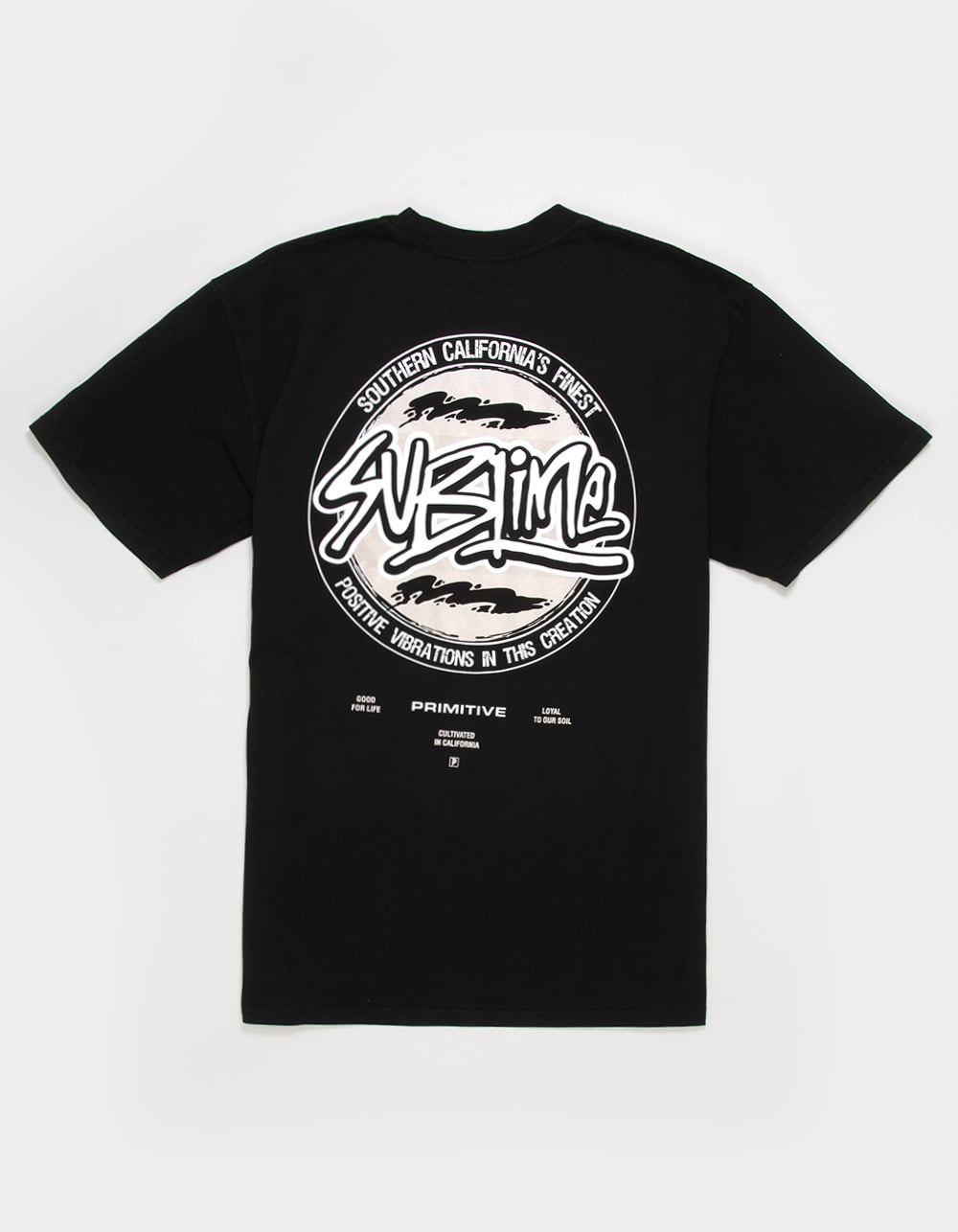 PRIMITIVE x Sublime Vibrations Mens Heavyweight Tee - BLACK