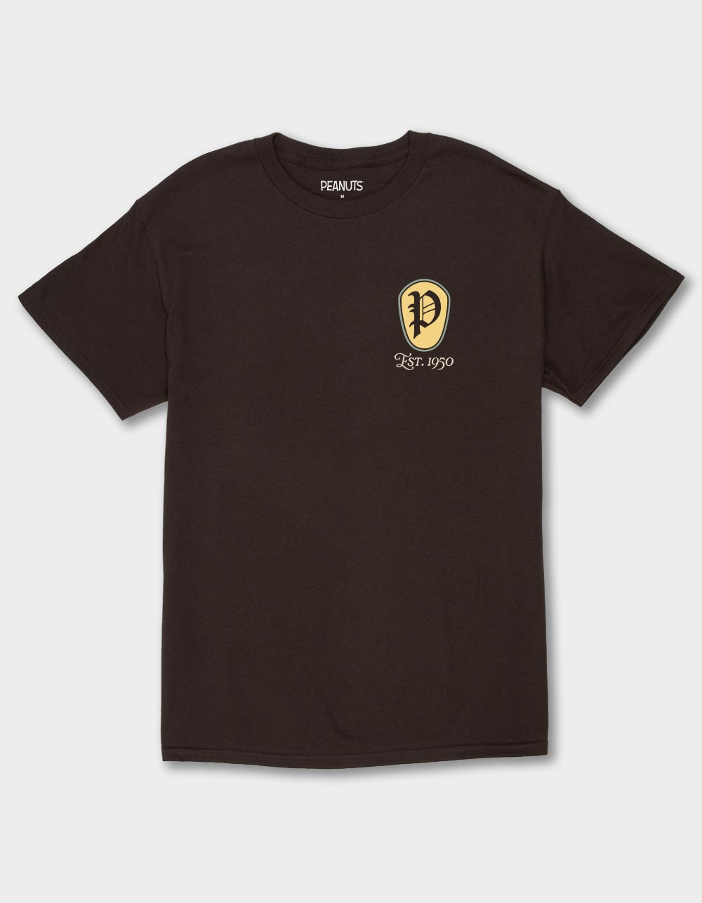 PEANUTS Snoopy's Racquet Club Unisex Tee - CHOCOLATE